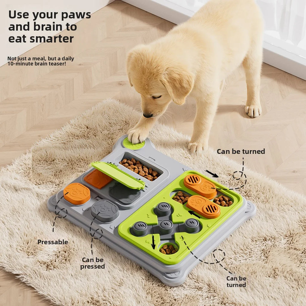 Interactive IQ Dog Puzzle Feeder