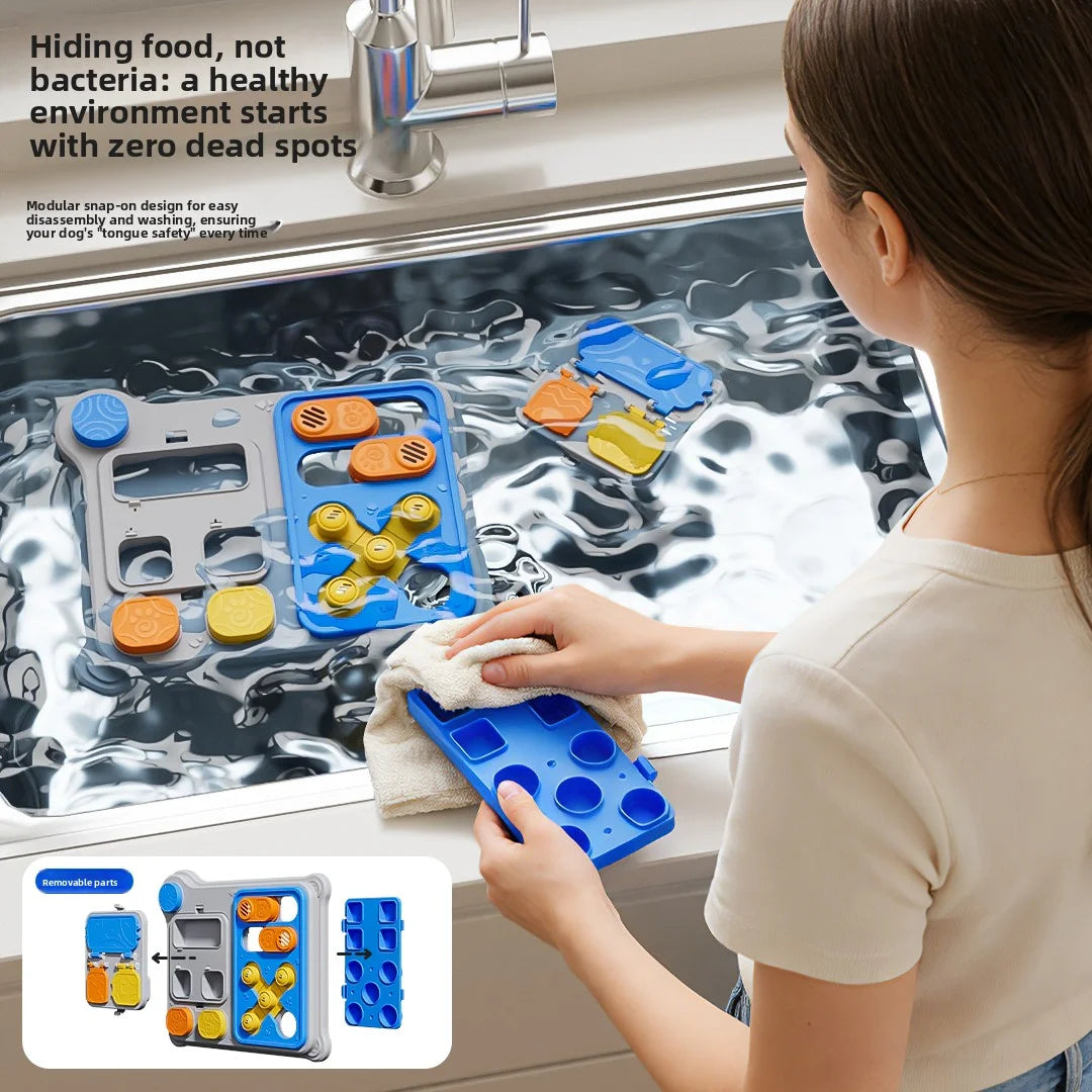 Interactive IQ Dog Puzzle Feeder