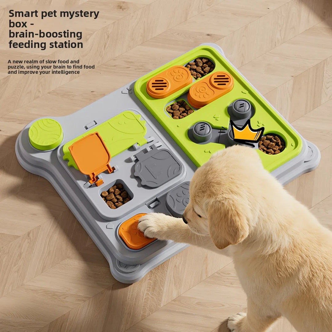 Interactive IQ Dog Puzzle Feeder